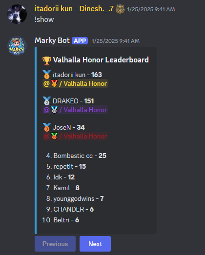 Leaderboard System